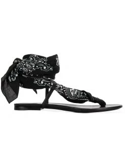 Saint Laurent Dallas Bandana open sandals