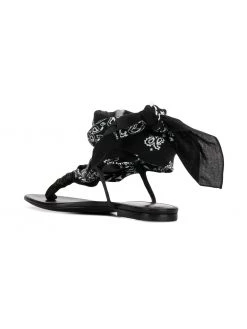 Saint Laurent Dallas Bandana open sandals