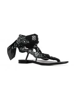 Saint Laurent Dallas Bandana open sandals