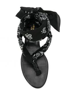 Saint Laurent Dallas Bandana open sandals