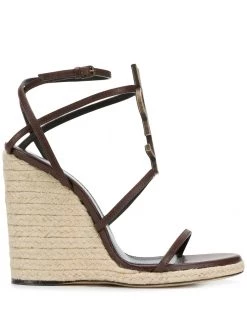 Saint Laurent Cassandra wedge sandals