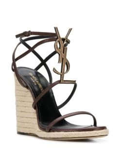 Saint Laurent Cassandra wedge sandals