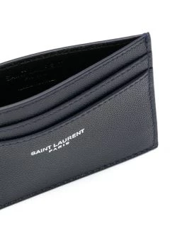 Saint Laurent logo cardholder