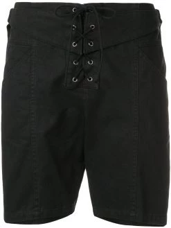 Saint Laurent lace-up shorts