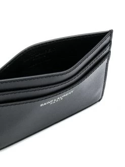 Saint Laurent square logo print cardholder