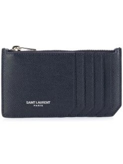 Saint Laurent Fragments logo stamp cardholder