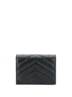 Saint Laurent Monogram plaque cardholder