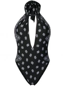 Saint Laurent bandana print swimsuit