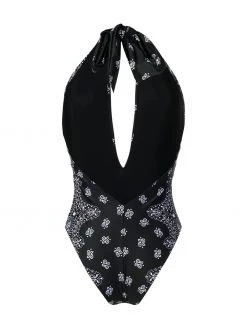 Saint Laurent bandana print swimsuit
