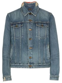 Saint Laurent distressed denim jacket