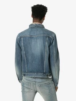 Saint Laurent distressed denim jacket