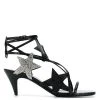 Saint Laurent star patch sandals