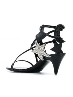 Saint Laurent star patch sandals