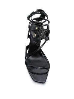 Saint Laurent star patch sandals