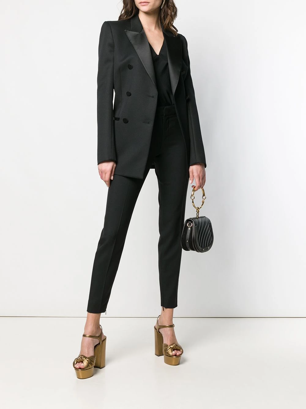 Saint Laurent tuxedo skinny trousers