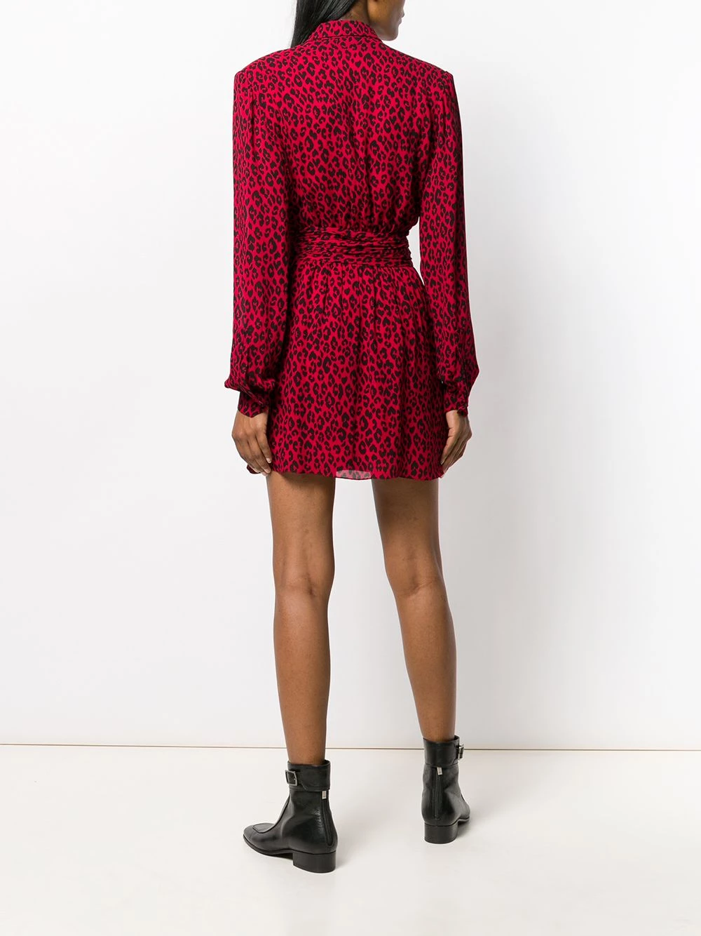 Saint Laurent leopard print dress