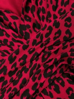 Saint Laurent leopard print dress