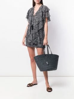 Saint Laurent medium Panier woven-style bag