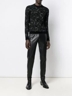Saint Laurent knit jacquard jumper