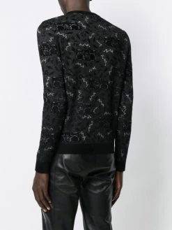 Saint Laurent knit jacquard jumper