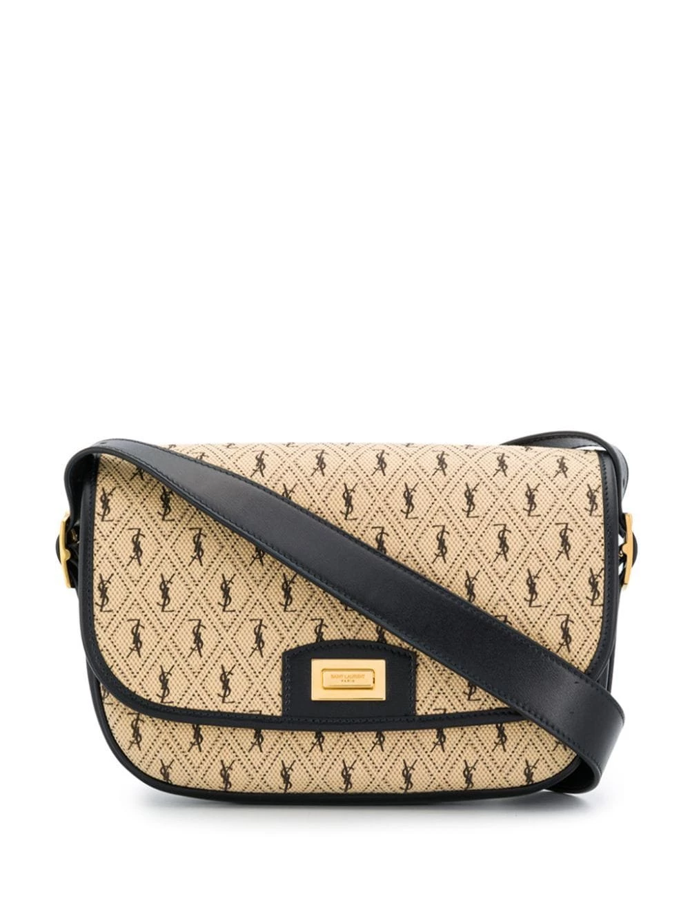 Saint Laurent Monogram all over canvas satchel bag