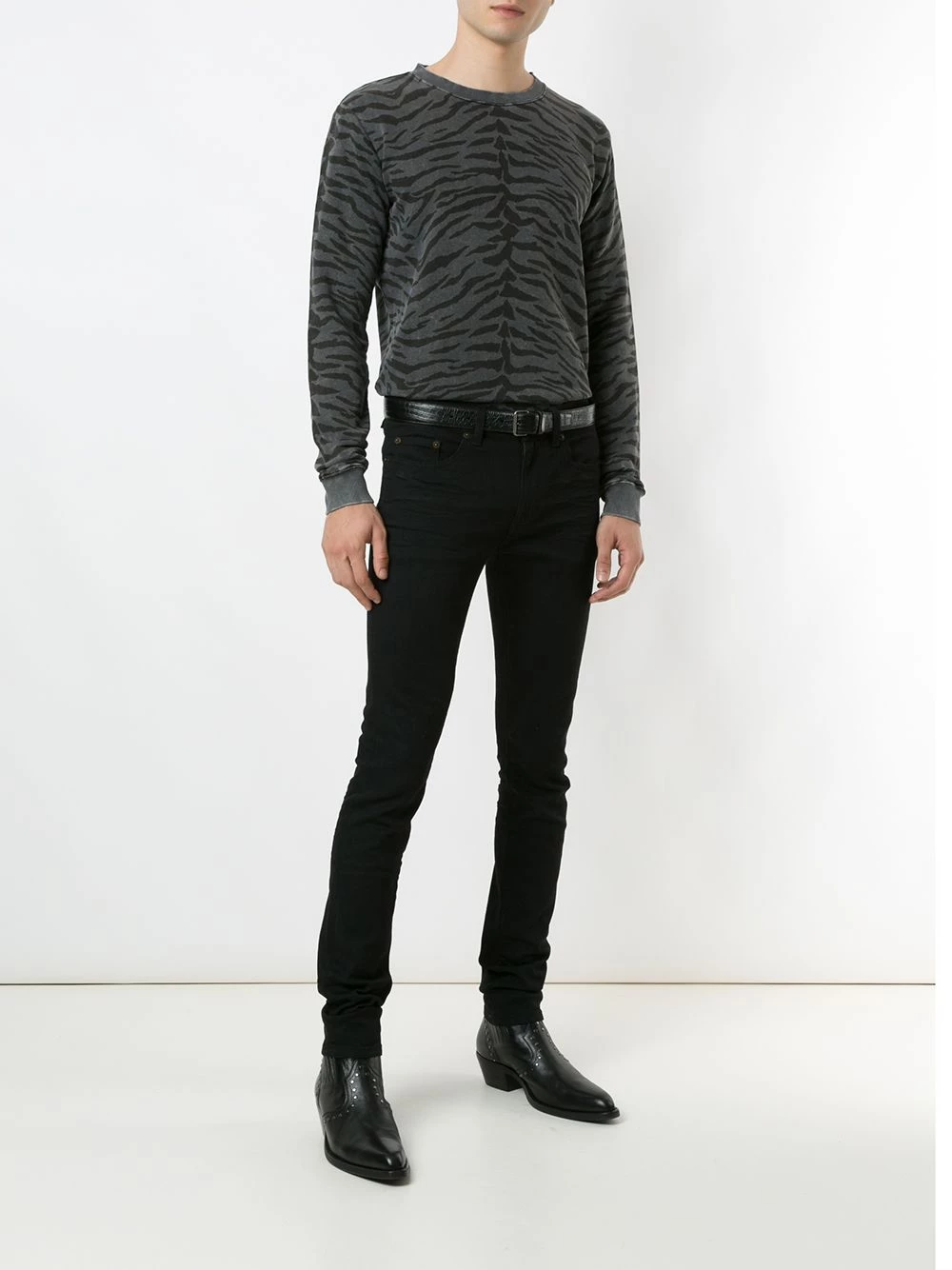 Saint Laurent animal print sweatshirt