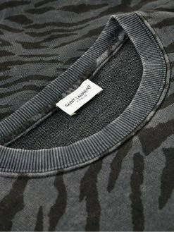 Saint Laurent animal print sweatshirt