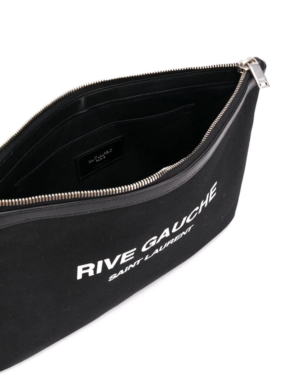 Saint Laurent logo print pouch