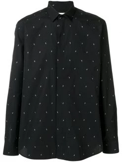 Saint Laurent lamé mini lightning bolt shirt