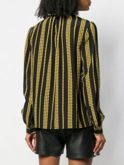 Saint Laurent star print blouse