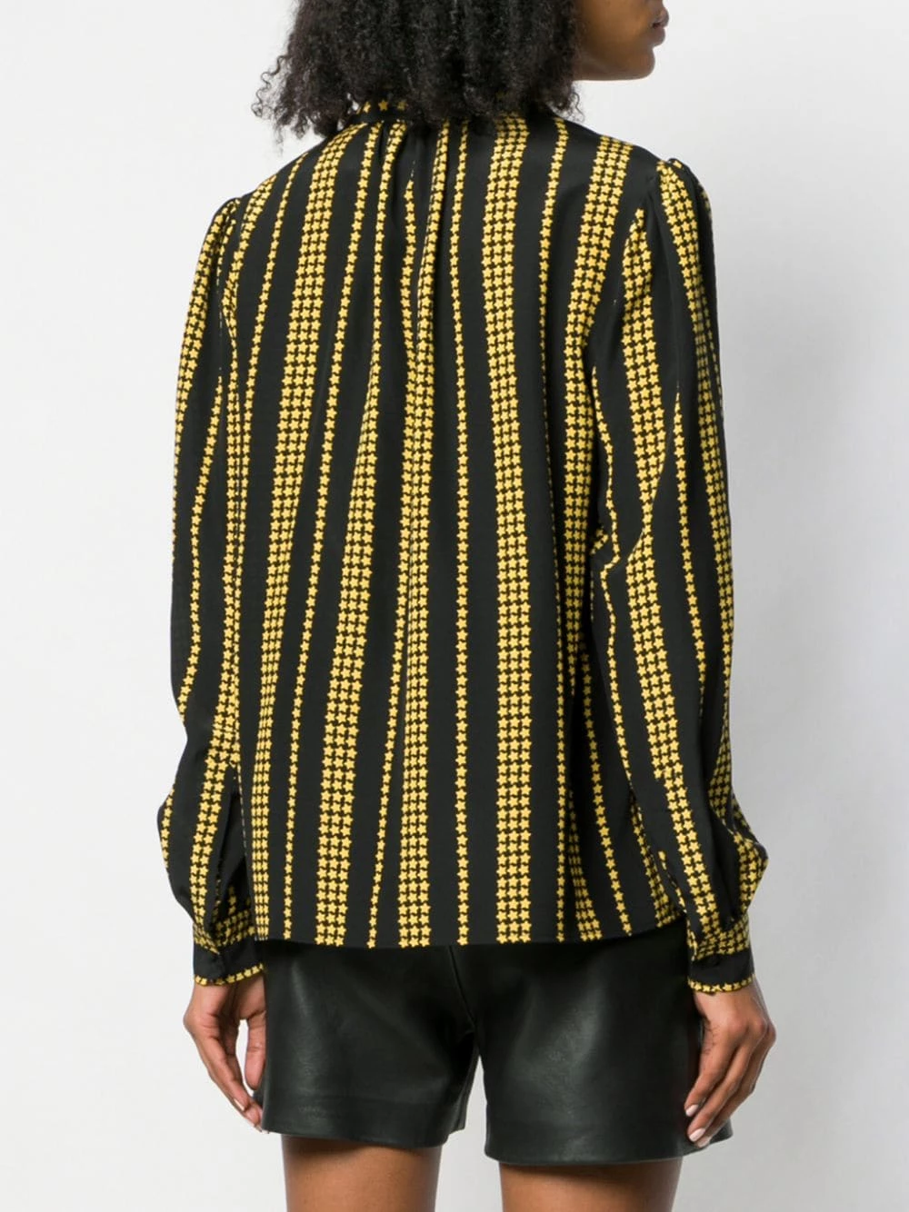 Saint Laurent star print blouse