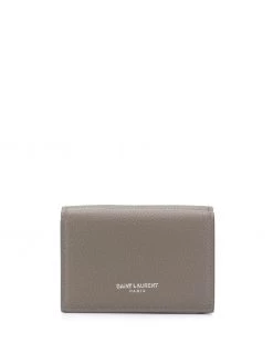Saint Laurent tiny grained-leather wallet