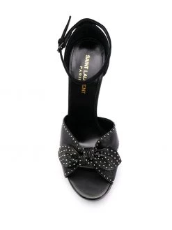 Saint Laurent studded platform sandals