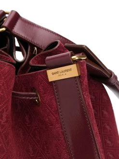 Saint Laurent all-over monogram bucket bag