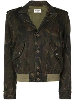 Saint Laurent military bomber jacket