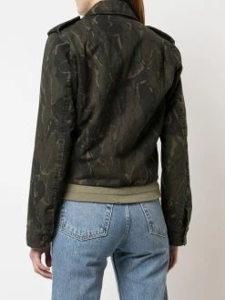 Saint Laurent military bomber jacket