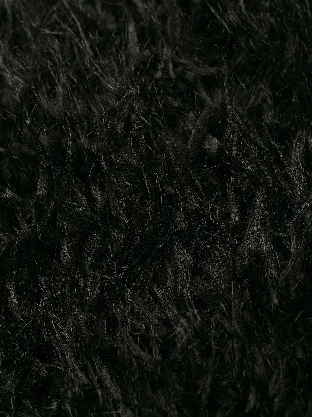 Saint Laurent faux-feather trim fitted skirt