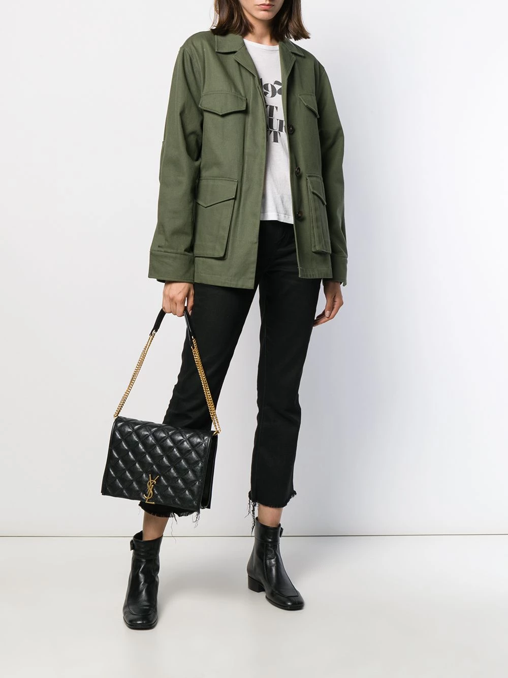 Saint Laurent Becky large chain shoulder bag