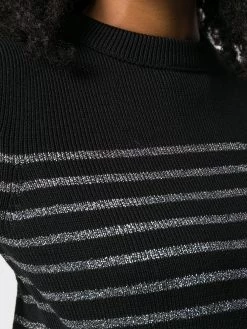 Saint Laurent metallic striped jumper