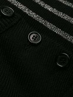 Saint Laurent metallic striped jumper
