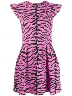 Saint Laurent zebra print dress