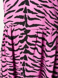 Saint Laurent zebra print dress