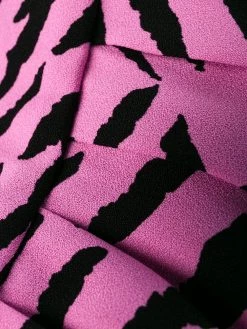 Saint Laurent zebra print dress