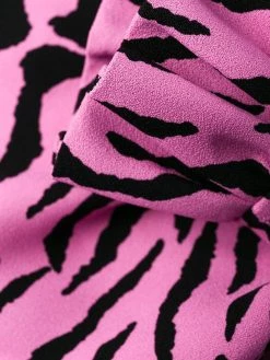 Saint Laurent zebra print dress