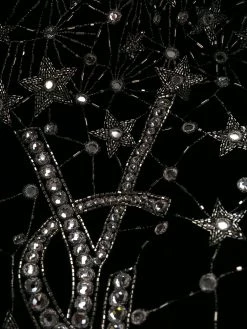 Saint Laurent crystal-embroidered bomber jacket