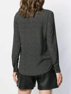 Saint Laurent heart-print shirt