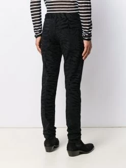 Saint Laurent zebra printed skinny jeans