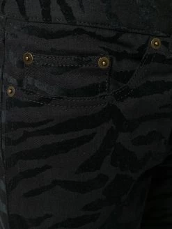 Saint Laurent zebra printed skinny jeans
