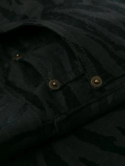 Saint Laurent zebra printed skinny jeans