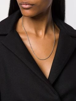 Saint Laurent thin byzantine necklace